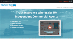 Desktop Screenshot of insurancetruck.com